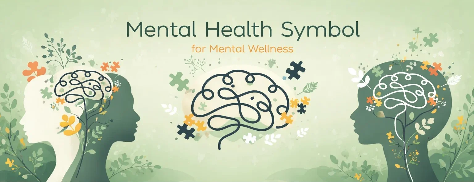 Depression mental health symbol