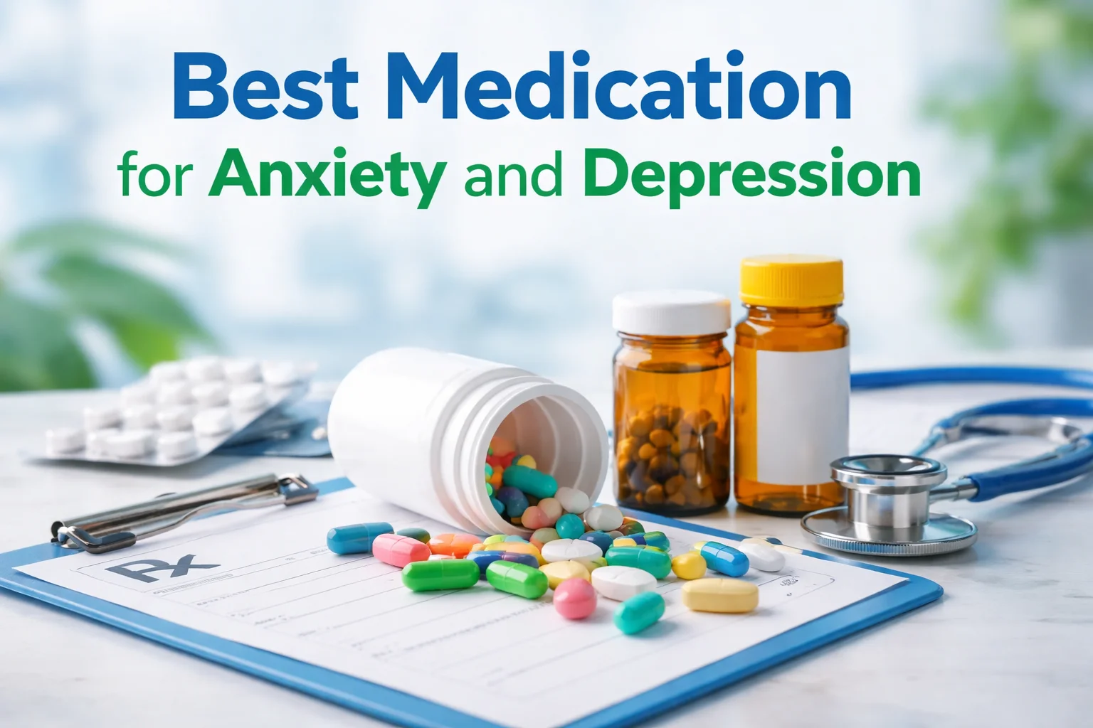 Best Medication for Anxiety and Depression